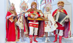 фольклорный коллектив класса люкс, княжеский зимний костюм, гусляр Иван Самоваров и его ИВАН-ЧАЙ